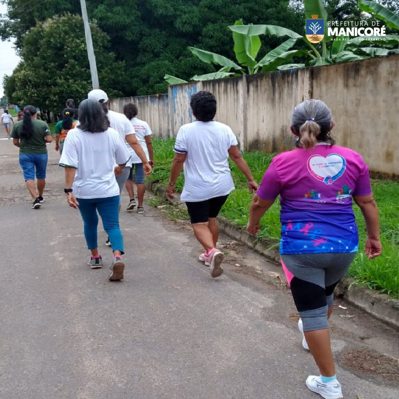 Ubs M E Laurinda Realiza Caminhada Matinal Idosos Prefeitura