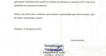 NOTA DE ESCLARECIMENTO