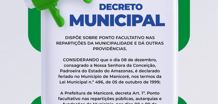 DECRETO MUNICIPAL Nº 49/2022 – Estabelece Feriado no Município de Rio  Vermelho, no dia 15 de agosto – Prefeitura de Rio Vermelho