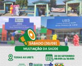 Unidades Básicas de Saúde realizarão “multiação de saúde” no fim de semana, confira horários e atendimentos: